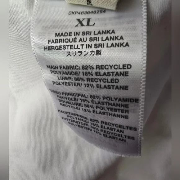 NWOT Madewell Second Wave Square Tank One Piece Swimsuit- Tropical Floral, XL - Picture 9 of 11